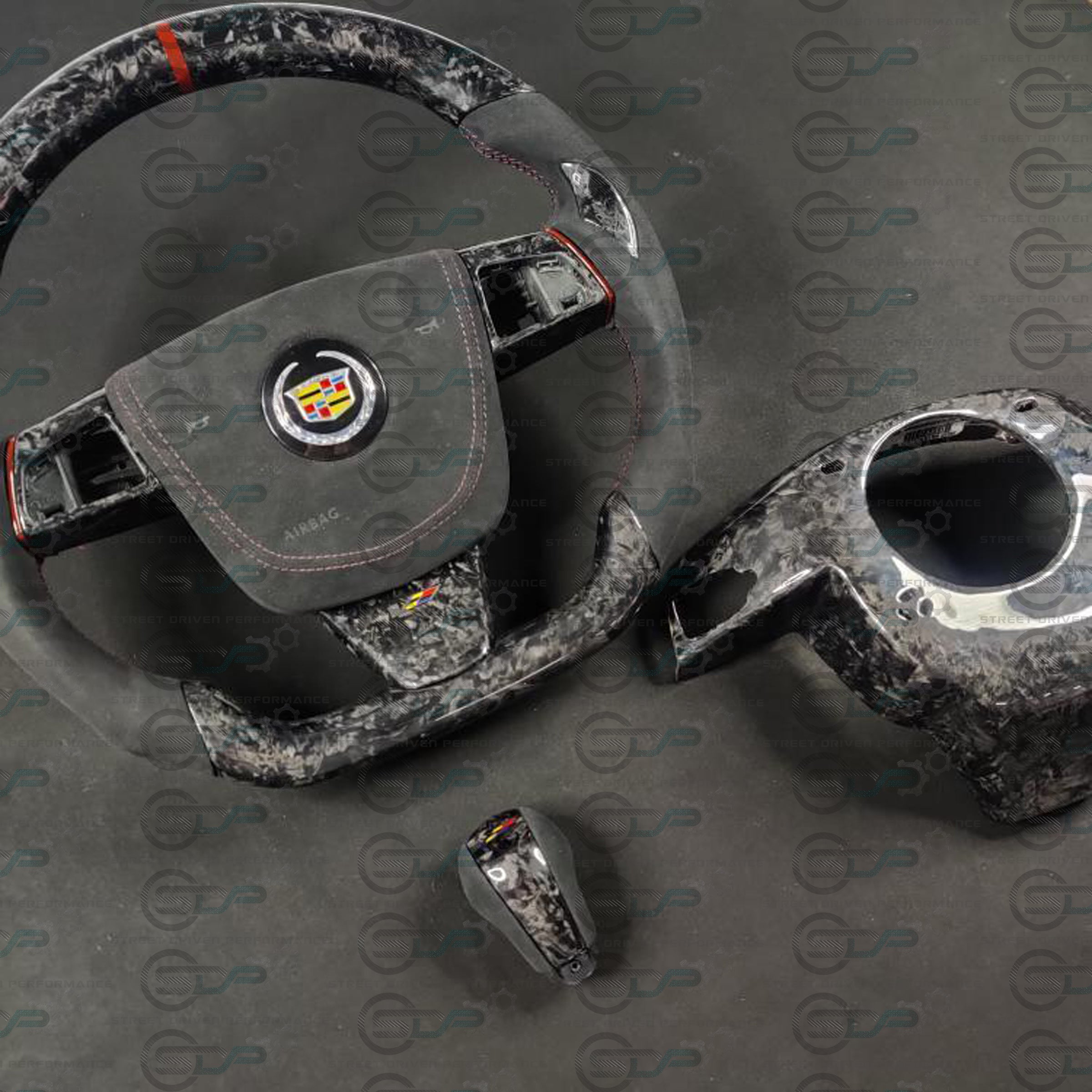 2008 - 2015 CTS, CTS-V "V2" Custom Carbon Fiber Steering Wheel with options